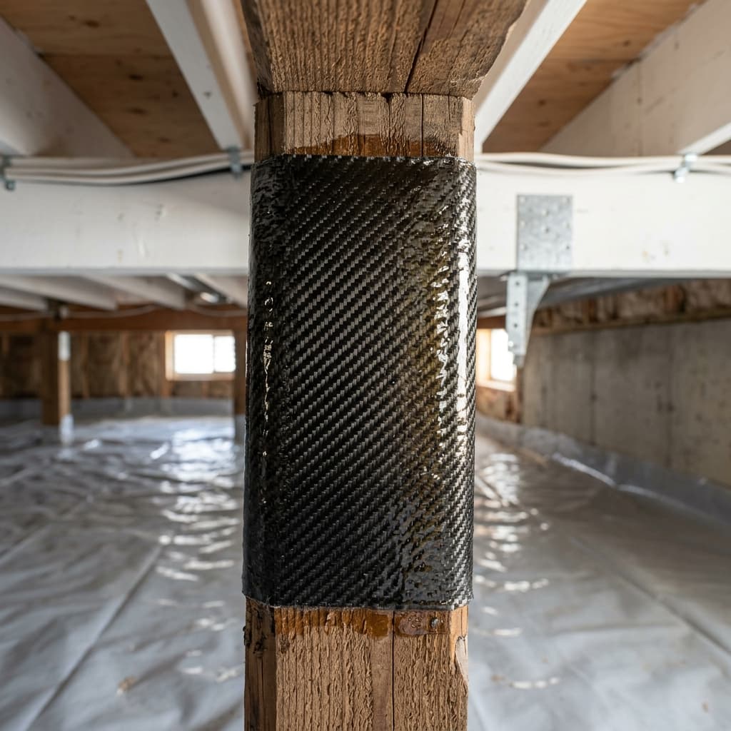 Carbon Fiber Reinforcement: Modern Structural Wood Repair