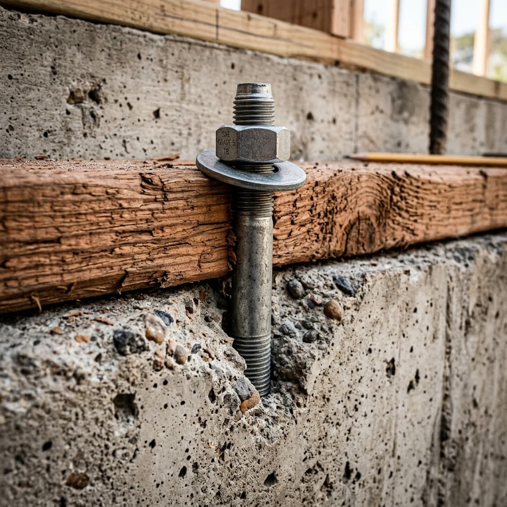 Foundation Bolting: Securing Your Home to its Concrete Foundation