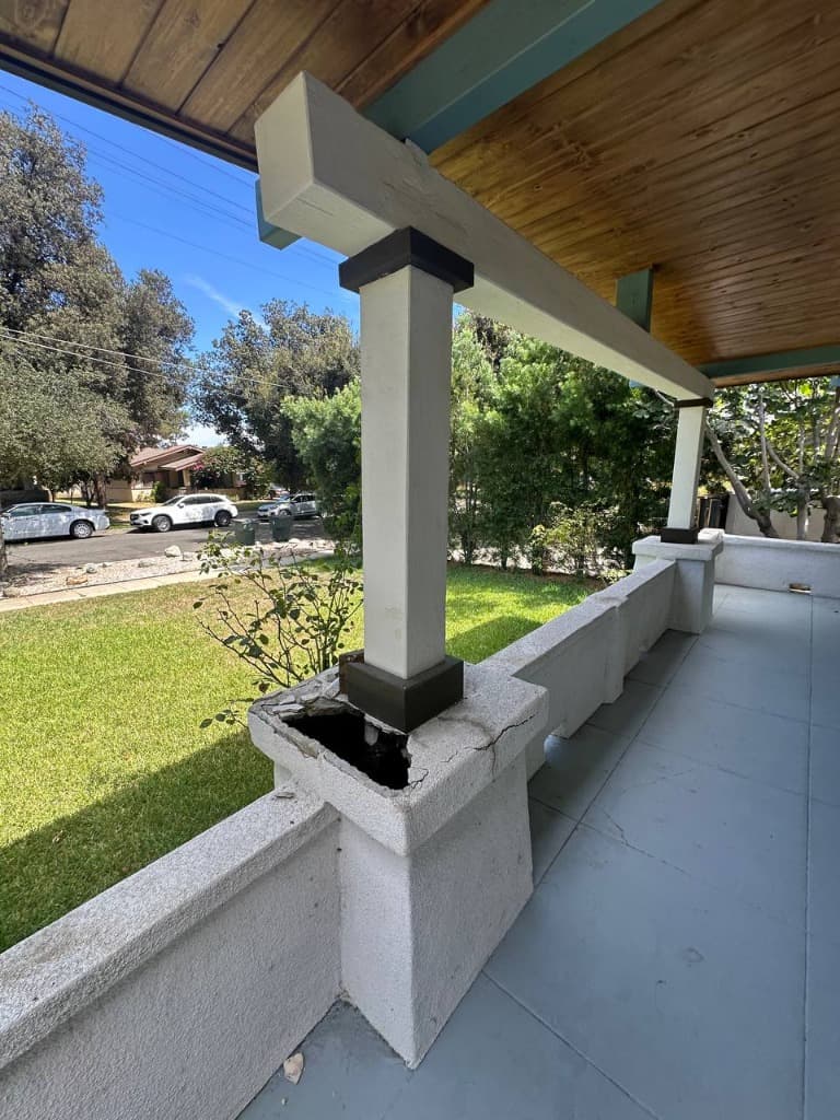 Don’t Wait for a Collapse: How We Replaced a Severely Rotted Porch Column (And Restored Complete Peace of Mind)